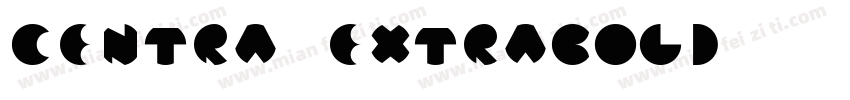 Centra Extrabold字体转换